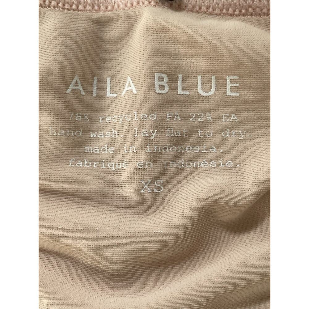 Aila Blue Swim Bikini Bottom Coco Ruffed Swimwear Beach Summer - Picture 7 of 9